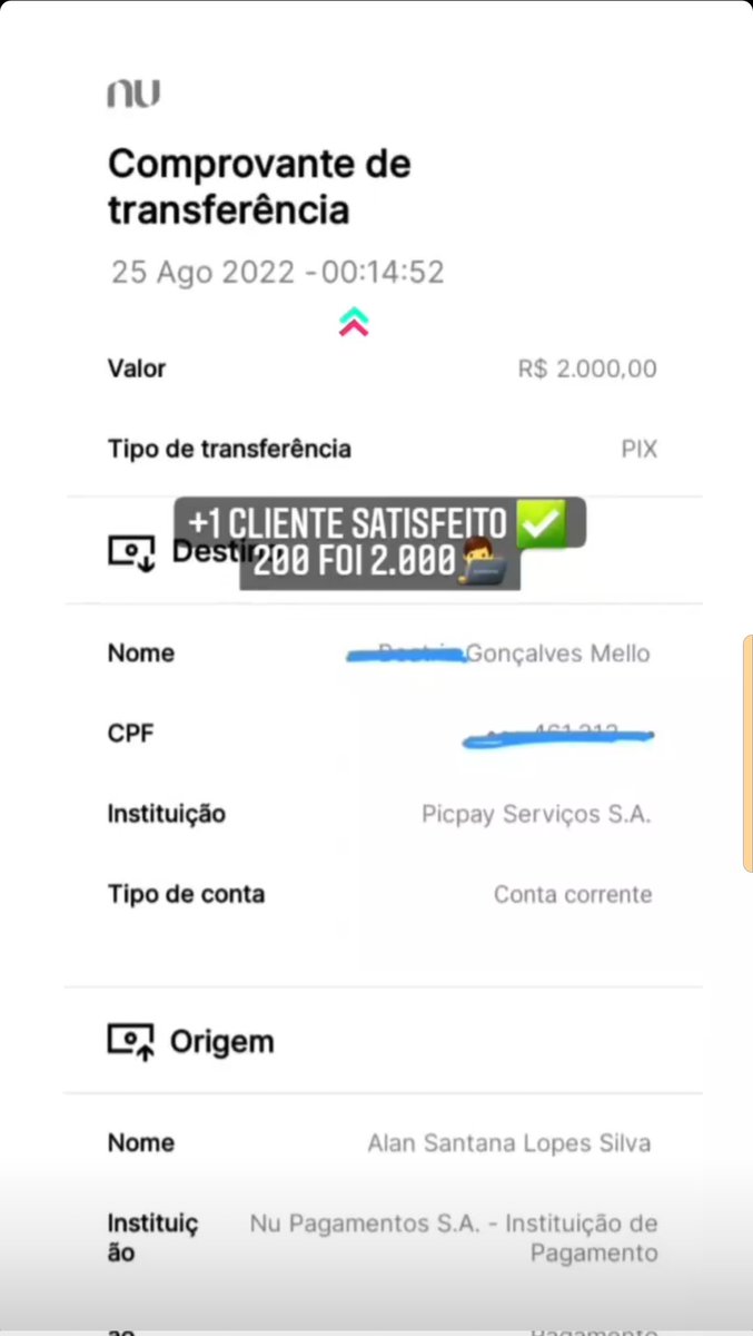 COMEÇAMOS MAS UMA SEMANA DE LUCROS ✅ 💸 

MAS UMA SEMANA  DE LUCROS ✅💸 

R$ 80 VAI 800 PIX 
R$ 100 VAI 1.000 pix
R$ 150 VAI 2.000 pix
R$ 250 VAI 2.500pix
R$ 350 VAI 3.000 pix
R$ 400 VAI 4.000 pix 
R$ 550 VAI 6.000 pix
wa.me/5521985950576?…