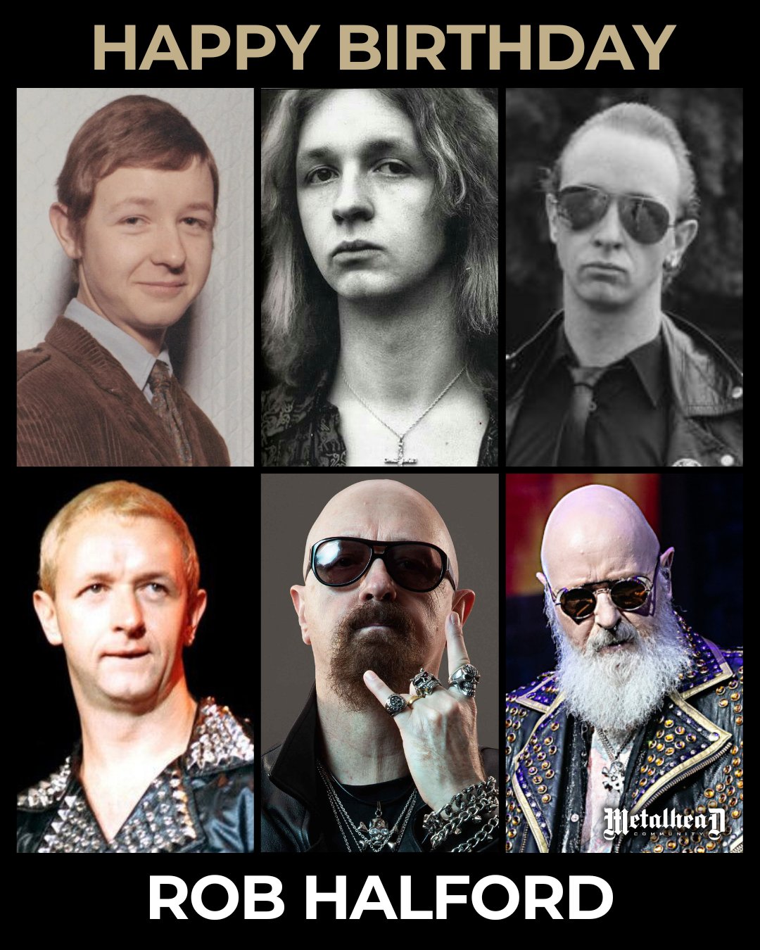 A happy and healthy 71st Birthday to the Metal God, Rob Halford!     
