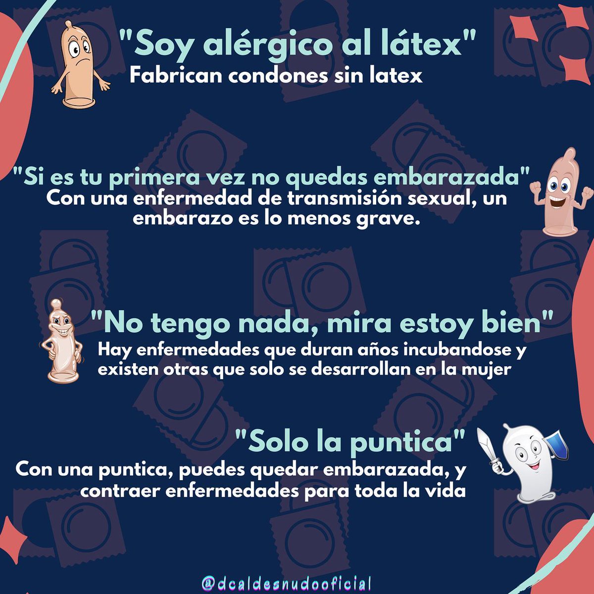 El condón para muchos es un cliché y dicen miles de excusas para no usarlo, aquí están las más comunes y su respectivas respuestas Parte 2