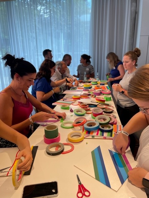 BerlinMeetings's tweet photo. BESTIVAL is also all about getting involved. In various workshops our guests can make their own notebook or be creative at the Tape Art Workshop. For the very brave there is the possibility to join a crash course in beatboxing. #BESTIVAL22 #WORKSHOPS #creative https://t.co/NOUo2pA9q5