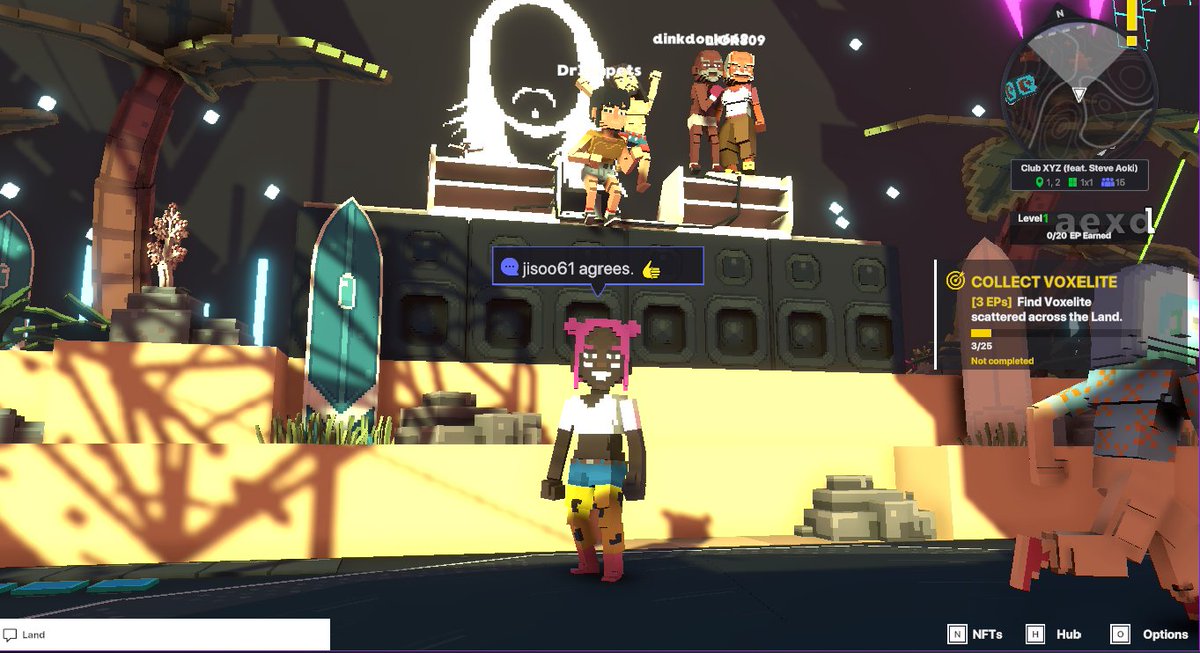 jisoosmith2's tweet photo. @TheSandboxGame @steveaoki DEyym I just participated in the #SandboxAlphaS3Giveaway for a chance to win 500 SAND! On stage with Steve Aoki, check out my screenshot below!
👇 https://t.co/YX93wqb0mL