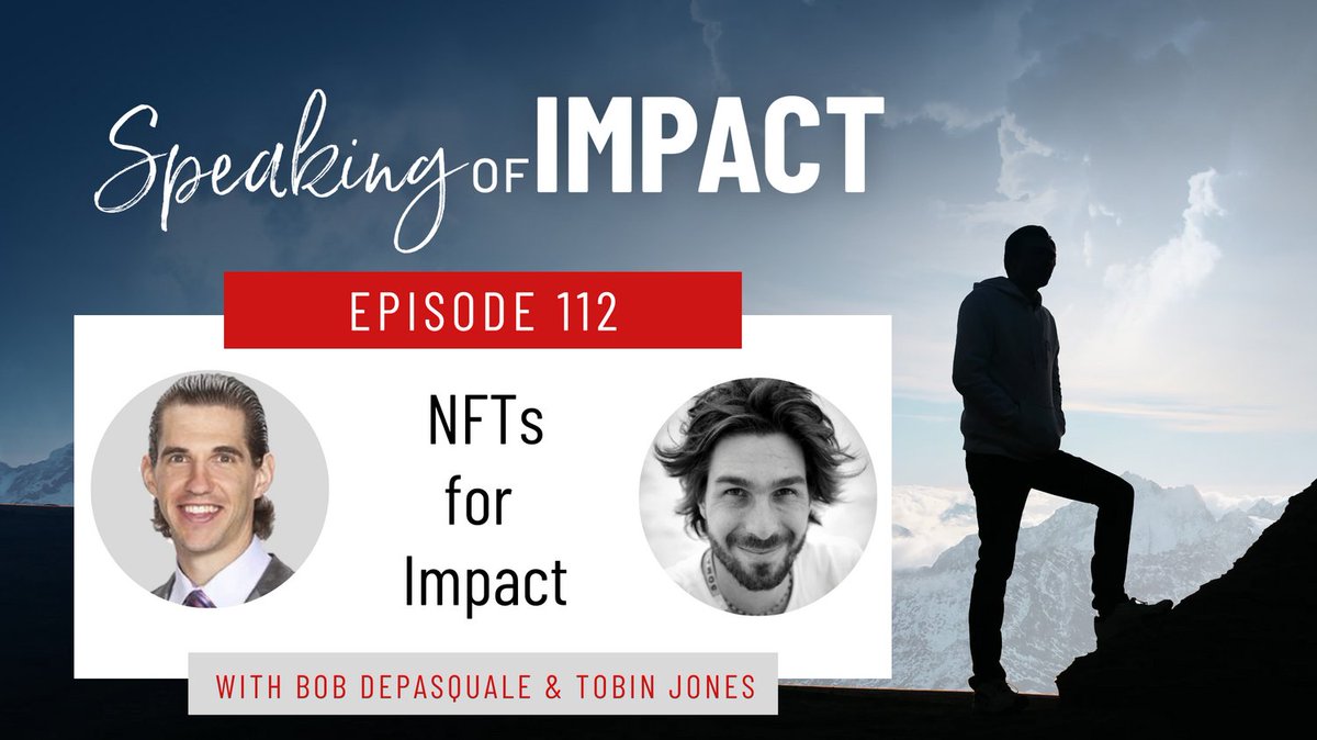 Click our bio link to listen to the latest edition of Speaking of Impact with <a href="/tobinbjones/">Tobin Jones</a>, the creator of Superhero Grannies, a postive impact NFT project.

#giving #philanthropy #web3 #nfts #impact