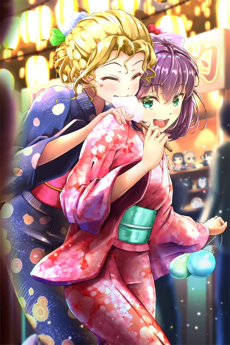 #リツキあーと #ルイスのコレクションハリオ家の夏祭り。暑すぎた夏、ぐっばい! 
