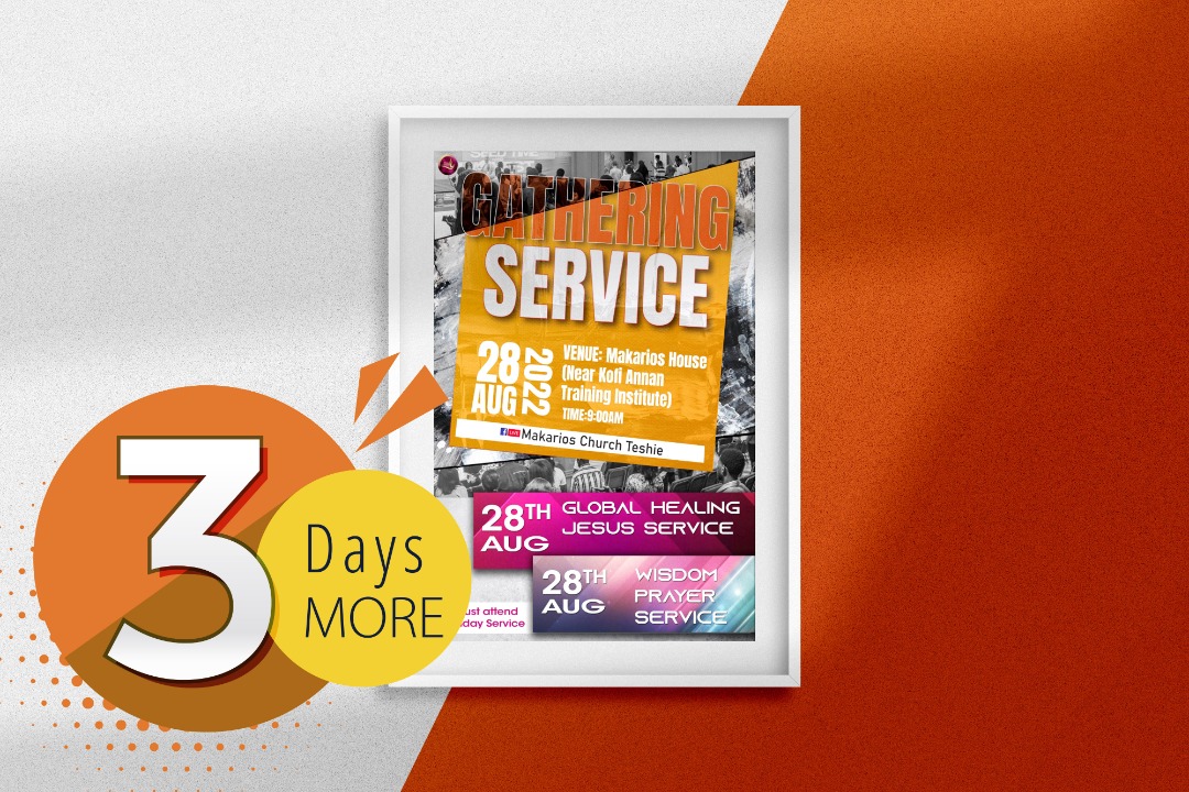 jitmc_MT's tweet photo. Hello Family, As we gear up towards our Gathering Service on the Sunday, 28th of August 2022.. ๐๐ฅณ๐๐.. This is a gentle reminder to this Special Event.
3 DAYS MORE.
#WisdomPrayerService
God bless you. https://t.co/S9GnTueiN4