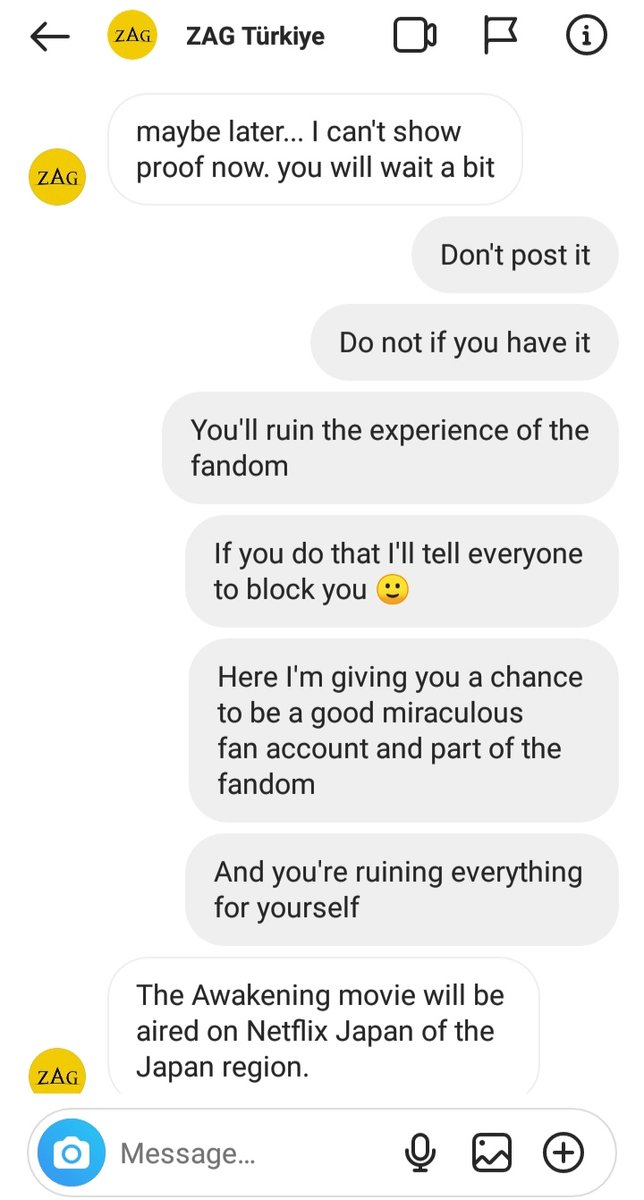 Plaggzworld's tweet photo. I gave Serhat a chance to be a good person and be a normal fan account like any other but he leaked some stuff and you can also see I stopped him from leaking more stuff.I just wanted to find the Zag Traitor but now I have shared these chats so Serhat will never tell me 😢 https://t.co/gqZWNLr8SR