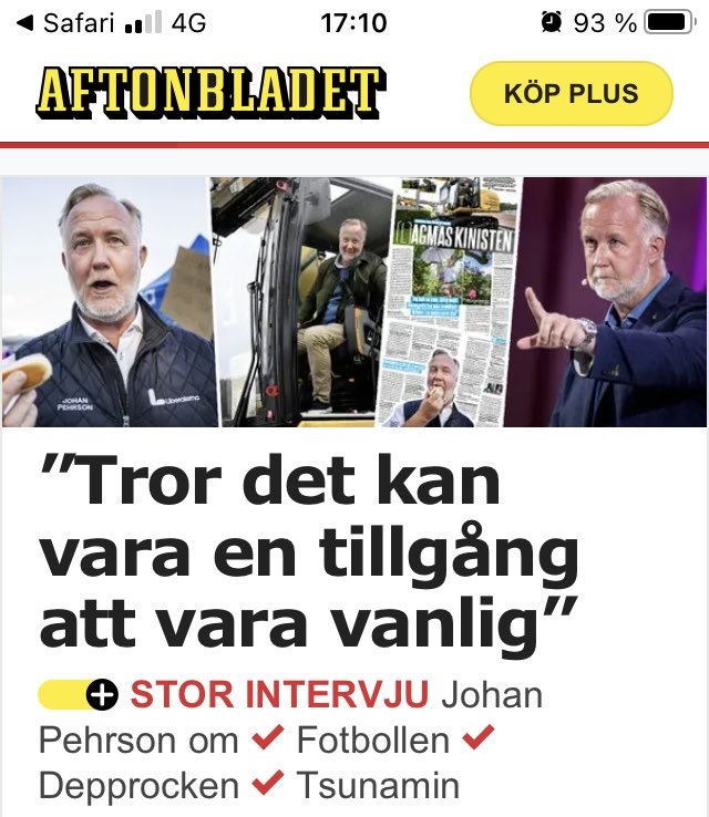 martinklepke's tweet photo. Det här är obegripligt.
Mångmiljonären ⁦@JohanPehrson⁩ använder sitt politiska inflytande för att med våra skattepengar berika sig själv genom de företag han är delägare i. 
Så äter han en korv och tar en glass och folk tror han är ”vanlig”.
Så dum kan väl ingen vara. https://t.co/e7ClseMNAO