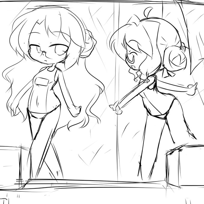 以前描いたこれを夏の間に仕上げたい…… 