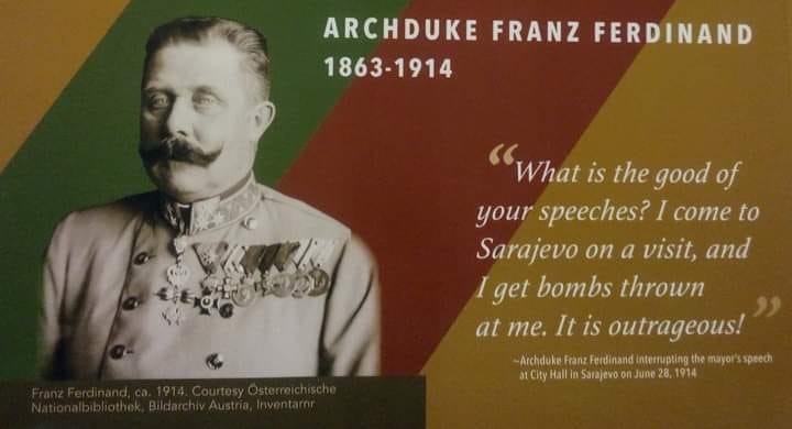 Dothan Campus: June 28, 1914: Archduke Franz Ferdinand, leader of Austria-Hungary is assassinated by Gavrilo Princip, a Serbian nationalist. Austria Hungary declares war on Serbia and its ally Germany follows suit.
