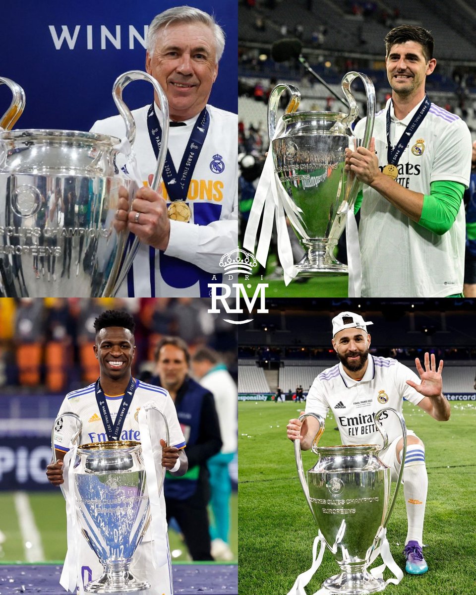 AdriRM33's tweet photo. • Entrenador del año: Carlo Ancelotti
• Portero del año: Thibaut Courtois
• Jugador joven del año: Vinícius Jr
• Jugador del año: Karim Benzema

THIS IS REAL MADRID. 🤍 https://t.co/1WFiID5O2I