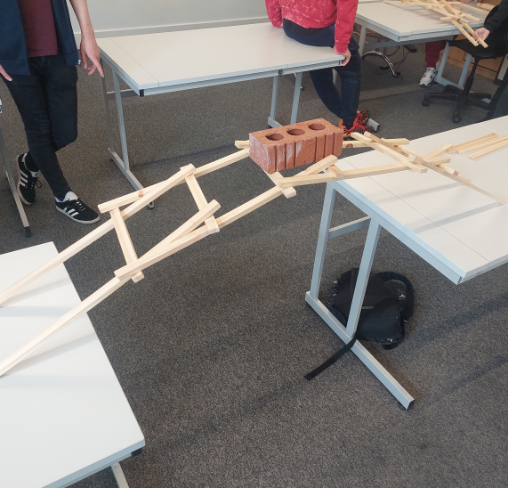 CEBEWLC1's tweet photo. Our Engineering students from NC Electrical and HNC Engineering Systems classes have clearly had a busy induction day. Some excellent Bridge Building and Team work. #engineering #electricalengineerin #STEM #WLCollege #NewAcademicYear https://t.co/Z0jWKURkqN