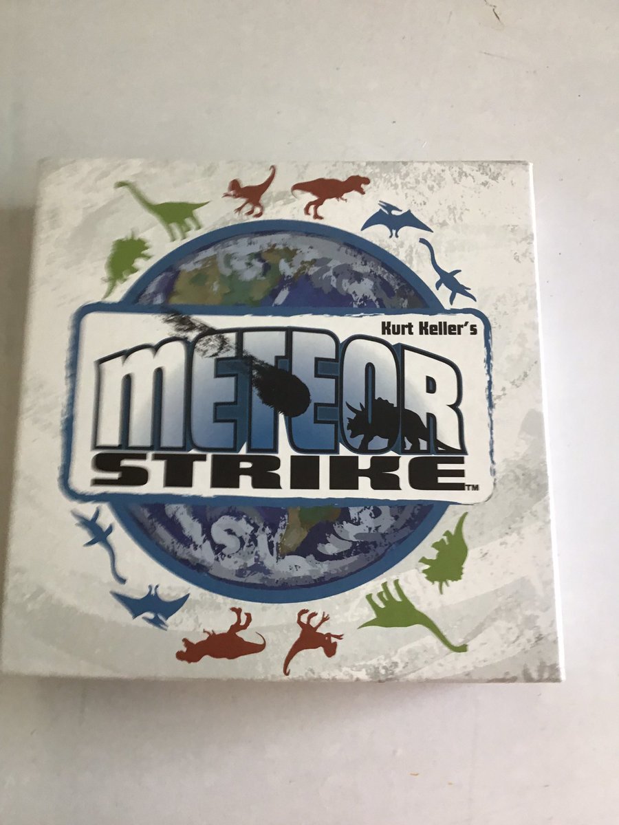 itdnyc's tweet photo. Having a fun gaming morning with our game, Meteor Strike. We’re looking for a publisher for this fun mid-level game where players fight to save the dinosaurs from the meteors.
#gamedevelopment #gamedev #dinosaurs #savethedinosaurs #boardgames #tabletopgames https://t.co/J0LI4QfBoK