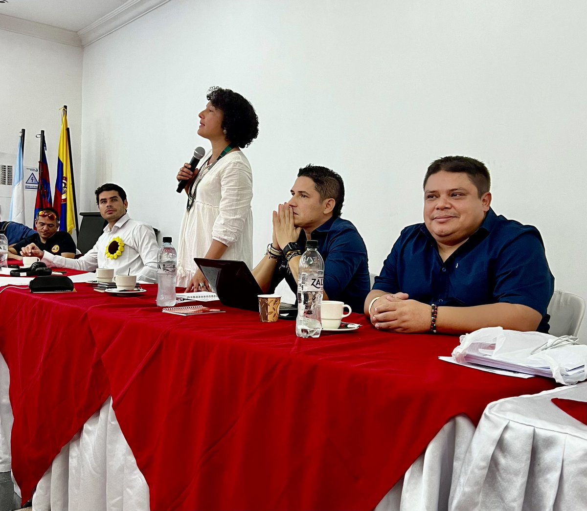 Con la presencia de los senadores Isabel Zuleta y Fabian Díaz continuamos el plenario sindical. Exponemos la problemática de los trabajadores afiliados a la USO. Con la ayuda de esta bancada parlamentaria esperamos recuperar los derechos laborales que nos fueron arrebatados. #USO