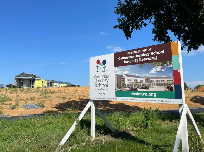 CHSEarlyLearn's tweet photo. Our first-ever Catherine Hershey Schools for Early Learning Center will open in Hershey, PA, in 2023! Learn more about the state-of-the-art building and how it will be utilized to serve children, helping them reach their fullest potential: https://t.co/EpAyS2tv03 #CHSLearning https://t.co/TwyItL7LOA