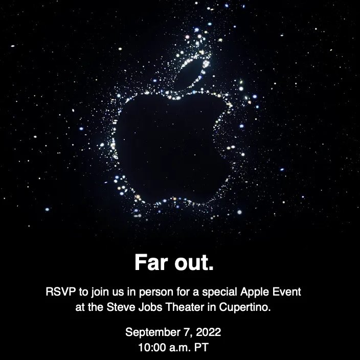 interdami's tweet photo. pple’s next product launch event will take place on September 7th
#interdaminews #tech #apple #iPhone14 #AppleWatch #Series8 #AirPods https://t.co/BIa8gK85Tx