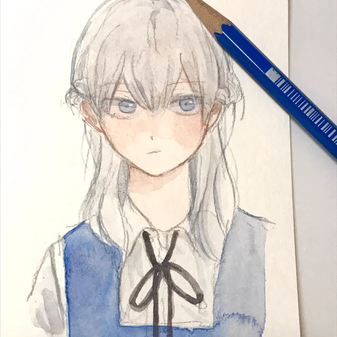 少し前に描いたミドリちゃん 