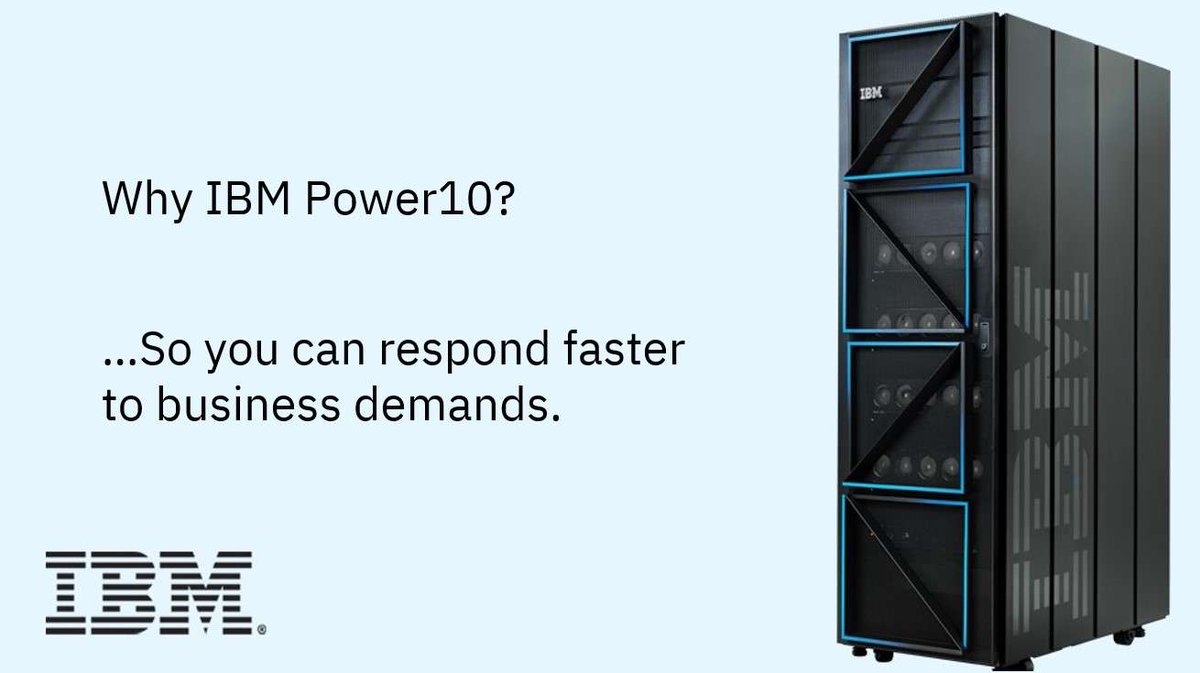 TriDeltaCorp's tweet photo. Respond faster to business demands with IBM #Power10. Find out how today - https://t.co/Zk5RvEl0PG https://t.co/I2BeHabShU