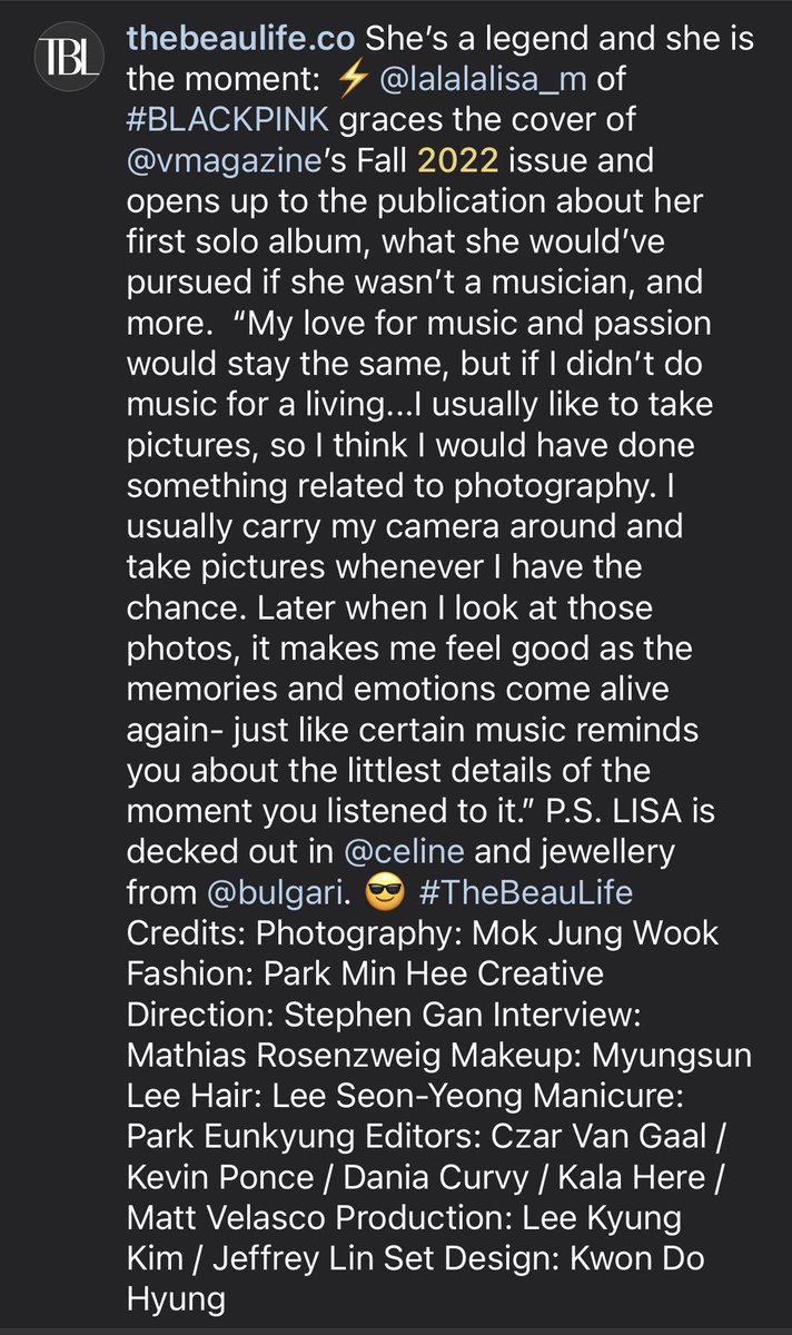 LALICE UPDATES tweet media