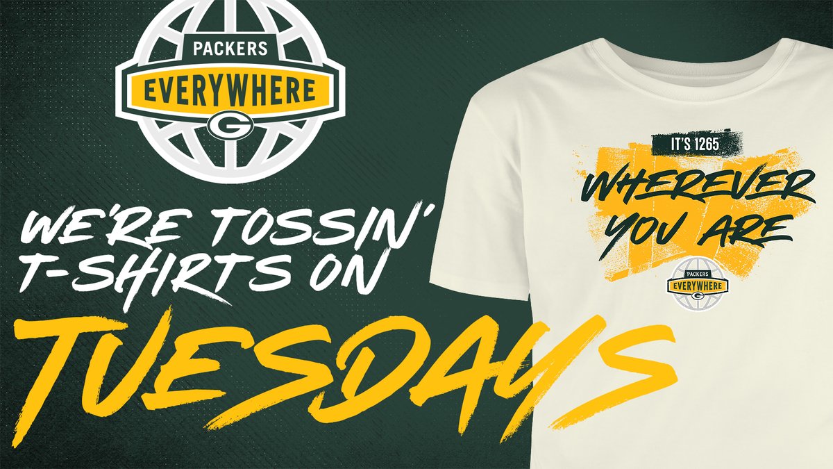 packeverywhere's tweet photo. It's Tuesday &amp; we are tossin' some 👕

Follow us and RT this tweet for your chance to win a #PackEverywhere t-shirt! 🙌

Official Rules ➡️ https://t.co/9fe5NNMrbc https://t.co/JaAVTLHSyP
