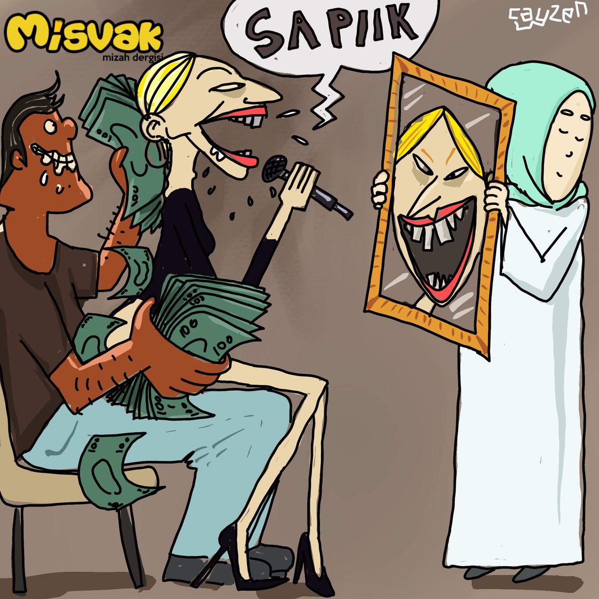 Bir Anadolu İmam Hatipli olarak bu sanatçı bozuntusuna hakaret etmeye burada edebim müsade etmiyor.Ama #misvak durumu özetlemiş..

@Timavvakfi <a href="/Kamimder/">KAMİMDER K.Maraş Önder İmam Hatipliler Derneği</a> <a href="/istimder/">İSTİMDER</a>