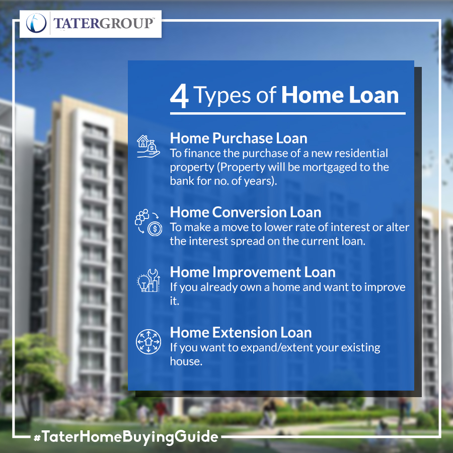 TaterRealty's tweet photo. Home loans are among the most popular ways to purchase your dream home, but that’s not the only type of loan you can avail. Here’s listing four types of home loans you can avail. 
 
#HomeBuyingGuide #Homeloans #HomeLoanTips #HomelyTips #3DecadesOfTrust #TrustInTater #TaterRealty https://t.co/hSwk5rbHEE