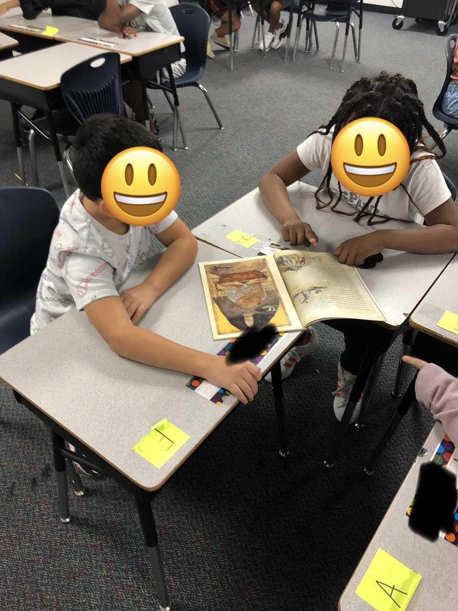 Practicing turn and talk during reading. <a href="/AE_Gators/">Armstrong Elementary</a> <a href="/FortBendISD/">Fort Bend ISD</a> #knowyourimpact