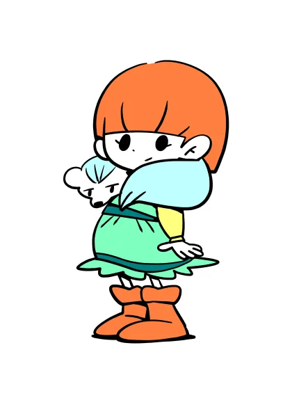 スプーンおばさんのルウリィを描きました。 
