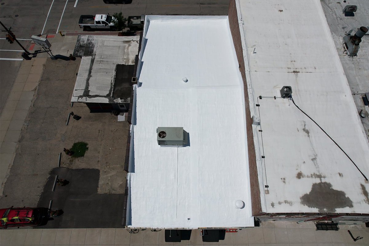 Hopefully you won't get too tired of our throwbacks!
This is the one we did near the end of last month! 
We installed our Spray Foam system to this Roof!
#goodtimes 

#conklin #conklinroofing #roofing #roof #roofcoatings #restoreyourroof #helpmyroof #roofhelp #roofrestoration
