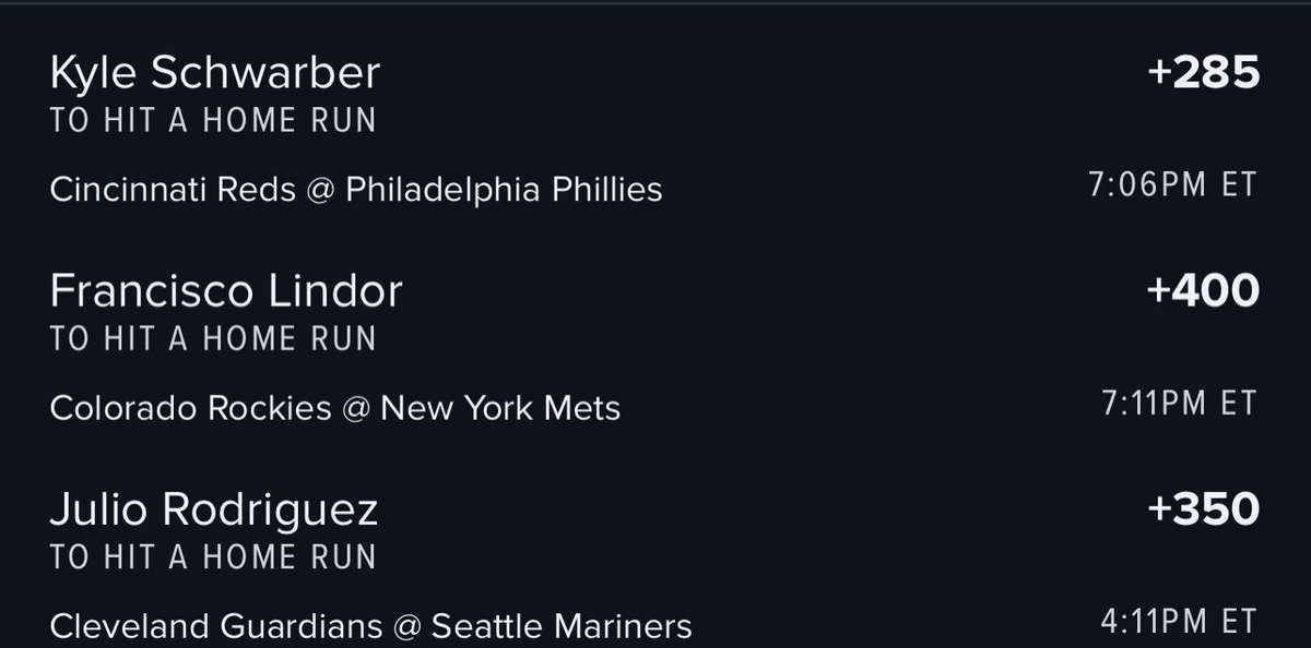 thebetvet1's tweet photo. Free homerun parlay!
Lets see what we can do 😈

First 10 people to Retweet,follow , repost will be added to our exclusive group 

Dont let a good deal pass you up. https://t.co/QkFfqJLKyx
