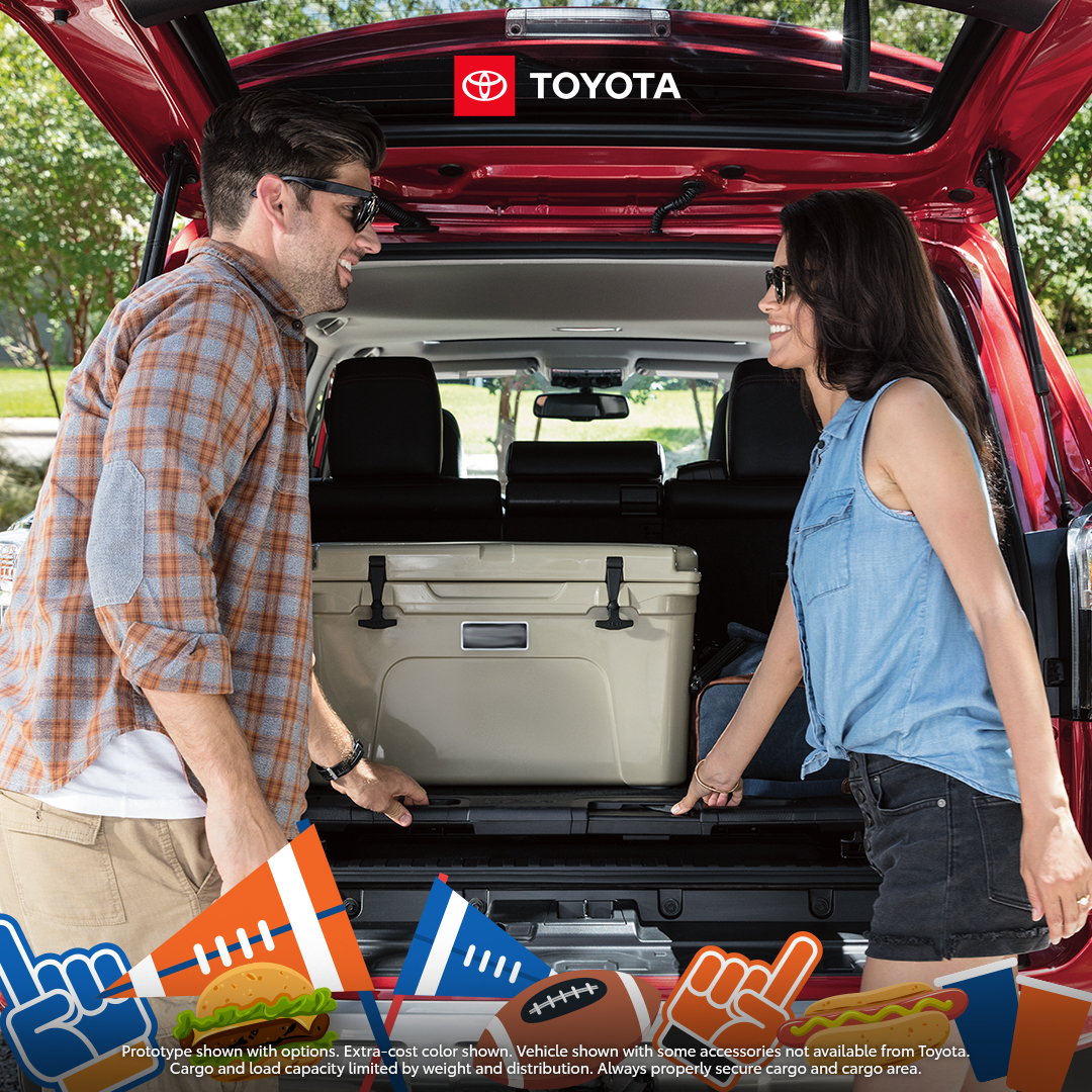 Football season is back and that means it’s time to make new tailgating memories with your Toyota. spr.ly/6017z2xhh