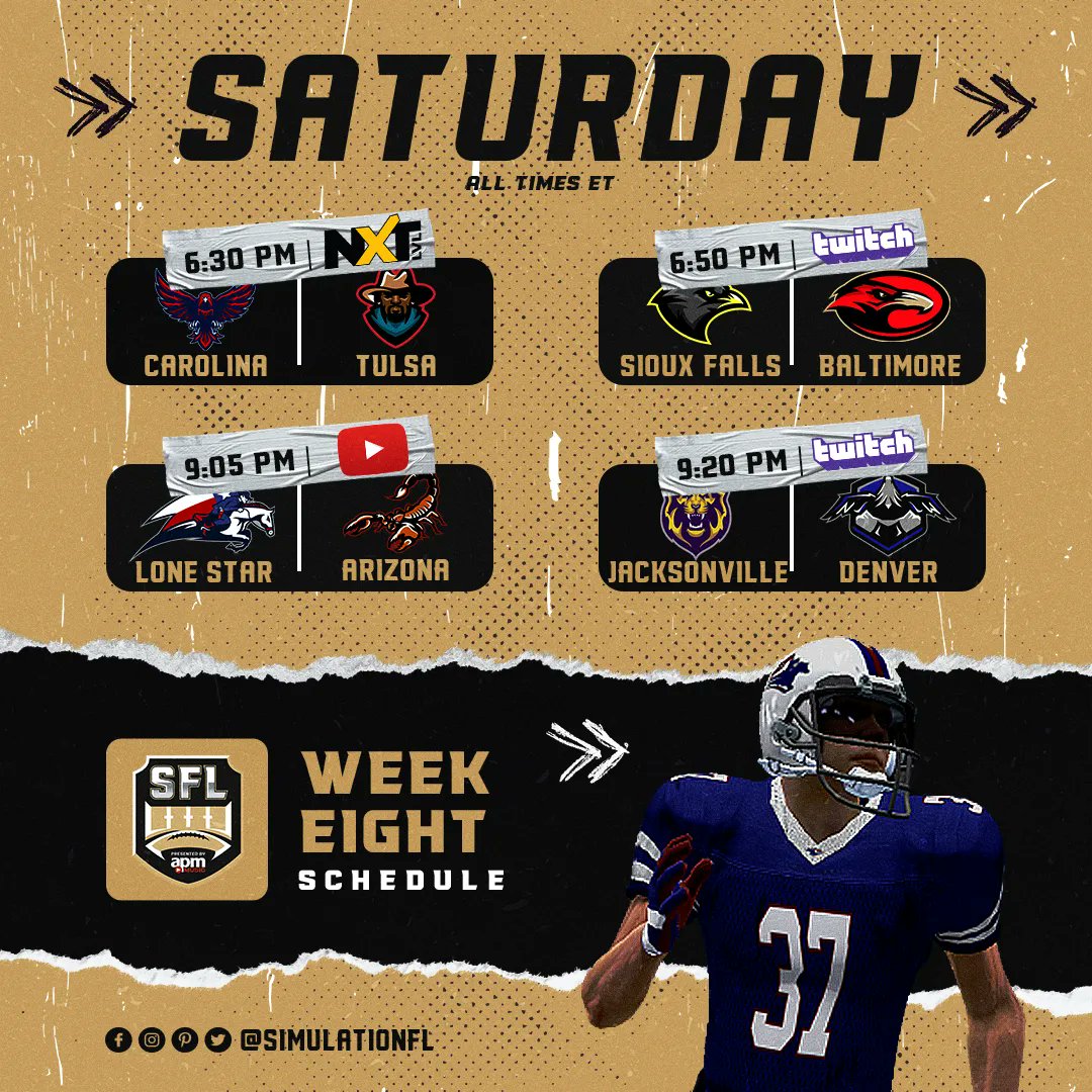 Simulation Football League tweet media