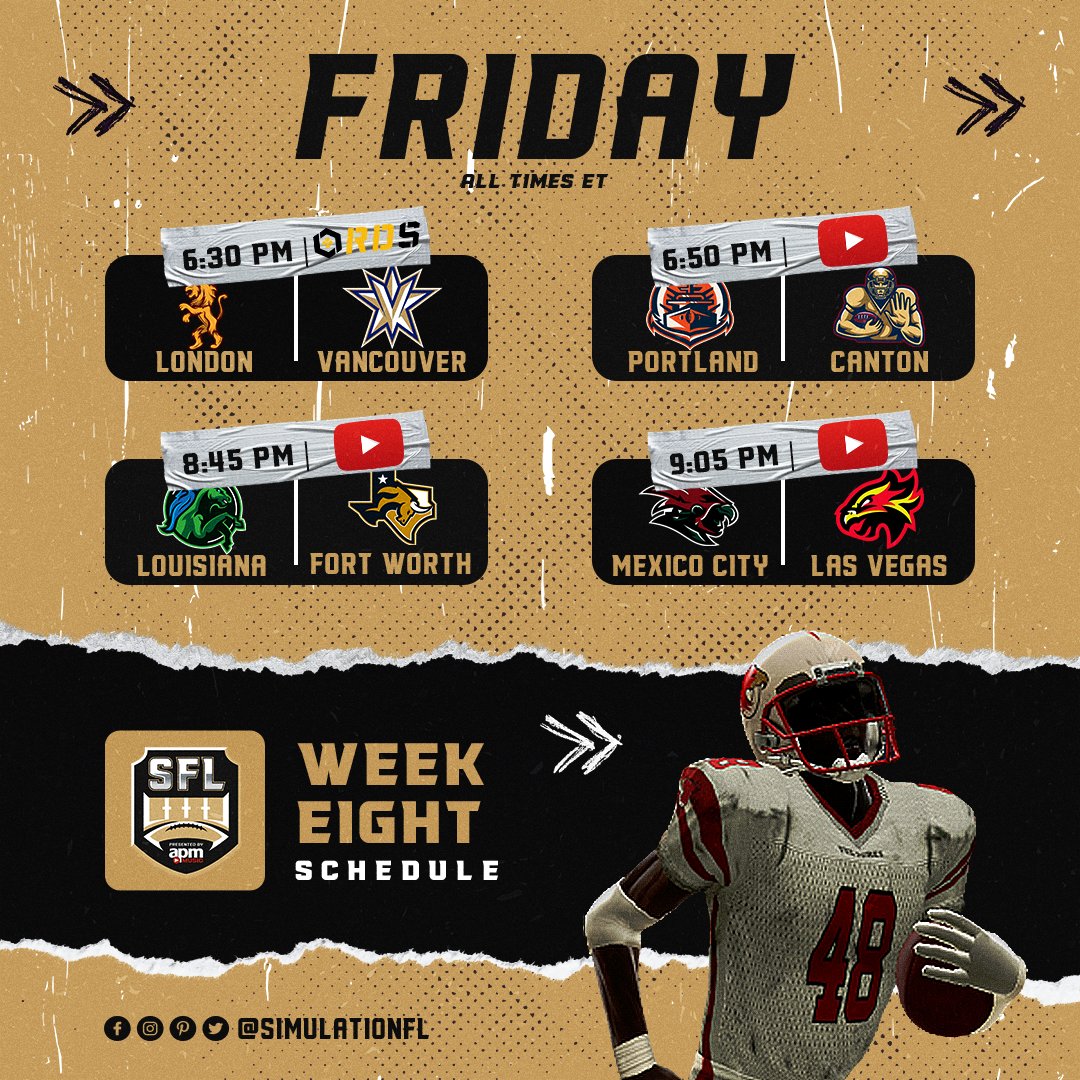 Simulation Football League tweet media