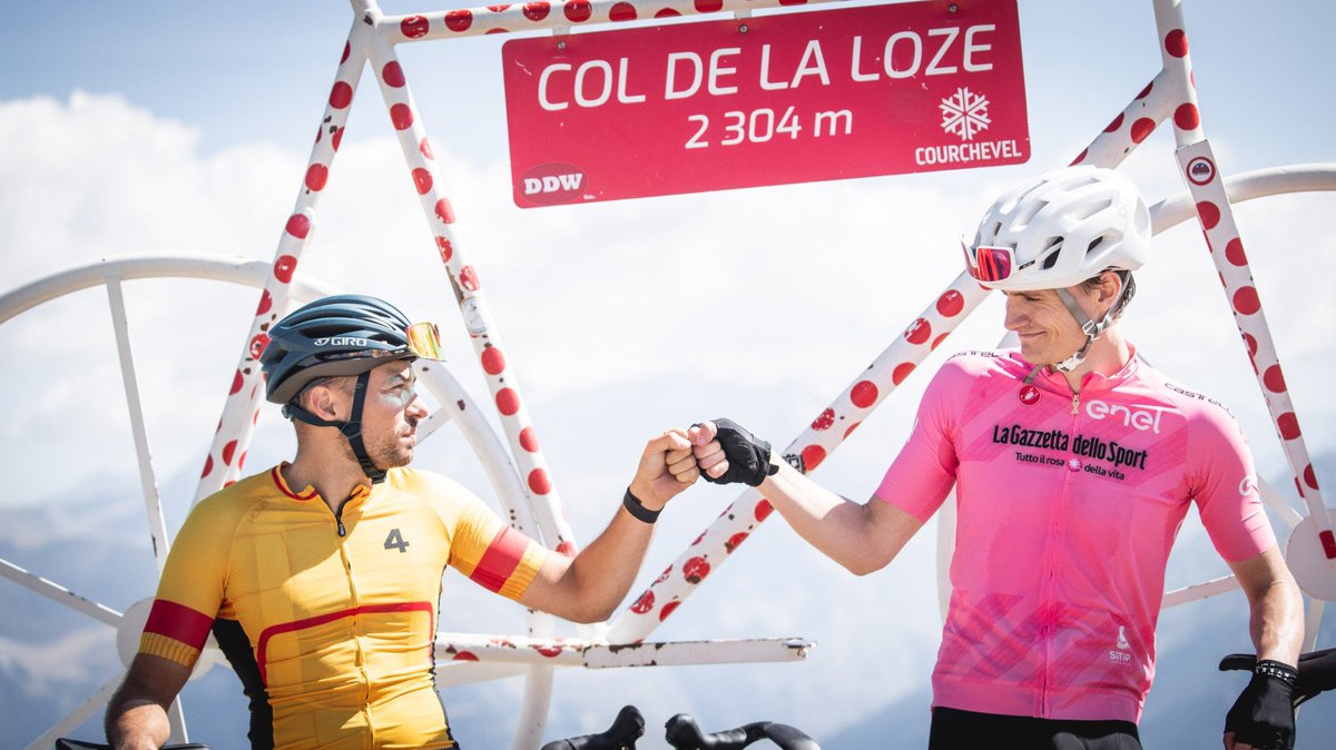 Some pictures of today’s incredible time trial that took the riders to the top of the Col de la Loze. #HauteRoute #Alps #Stage5 #Timetrial #cycling