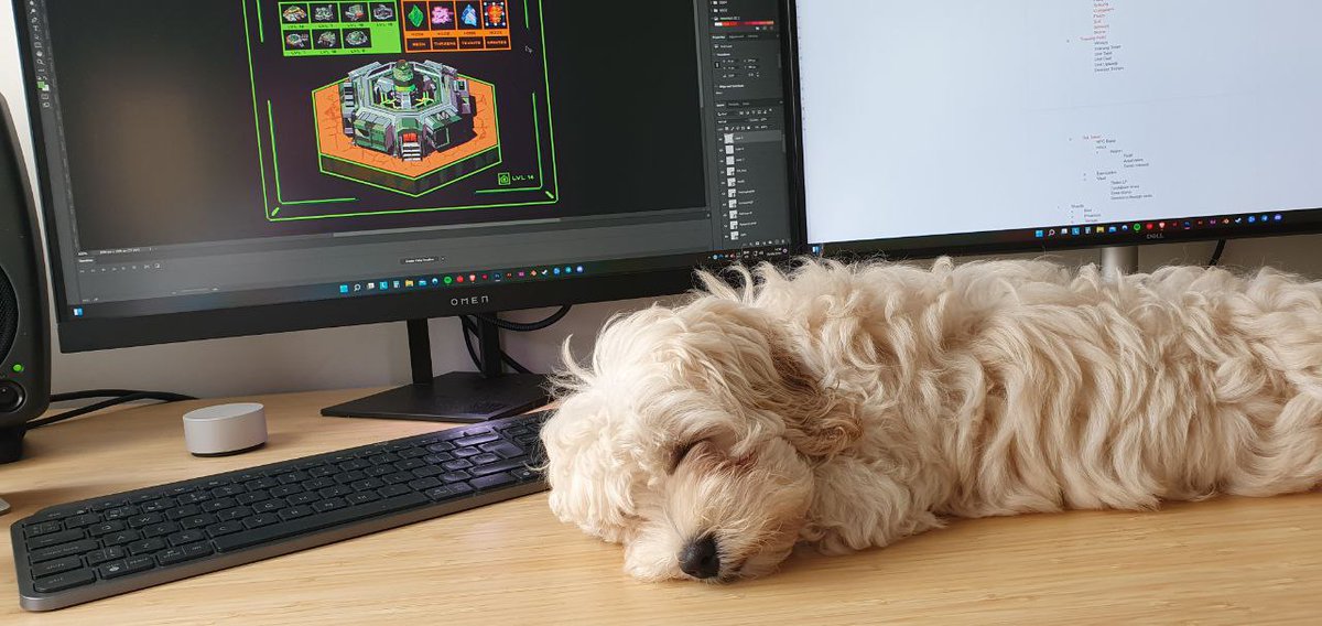 This project has  had a lot of time and emotion poured into it and we thank our animal companions for keeping us company during the arduous process.

In the future we plan to have companions available for all of our Colonists on Pytheas, but they might not be as cute as this pup.