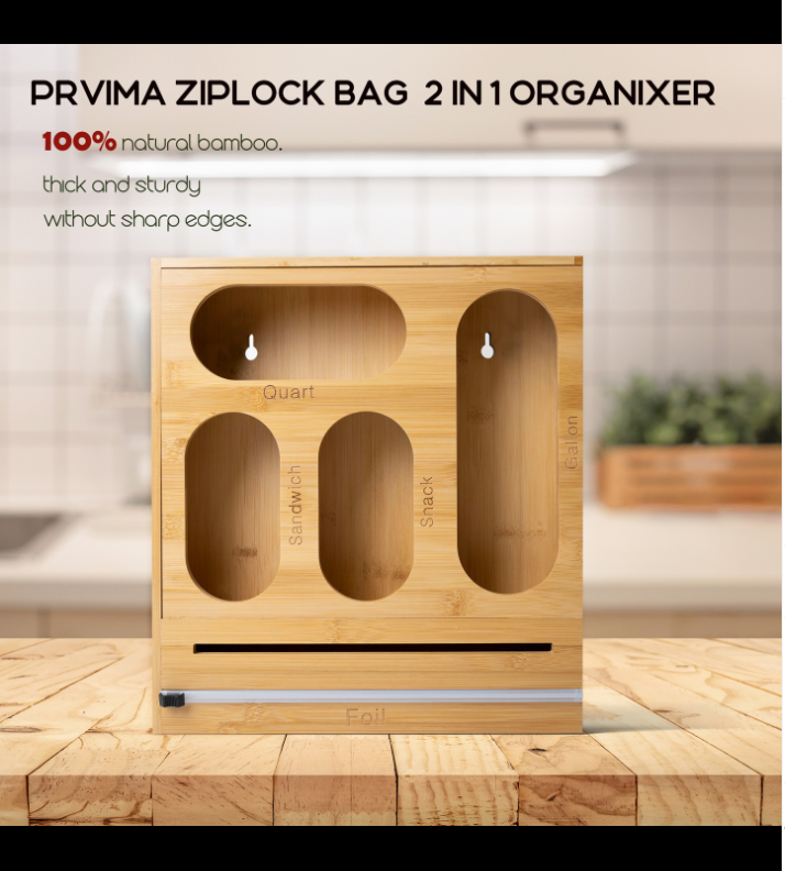 Prvima1's tweet photo. Are you looking to decorate your Kitchen very nicely? Our 5 IN 1 Ziplock bag organizer &amp; Foil dispenser with the cutter, come fully assembled with the names laser engraved on the bamboo.
Check: https://t.co/G9gWSWNldZ
#prvimaziplockbagorganizer #ziplockbagorganizerwithcutter https://t.co/Ay83EyawDm