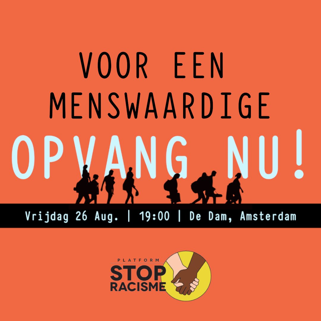 De situatie in Ter Apel is al lange tijd onhoudbaar. Genoeg is genoeg! Kom morgen om 19 uur naar De Dam in Amsterdam en laat horen wat je van dit wanbeleid vindt! Menswaardige opvang voor iedereen ✊🏾✊🏻✊🏿 #terapel #stopracisme #menswaardigeopvangnu