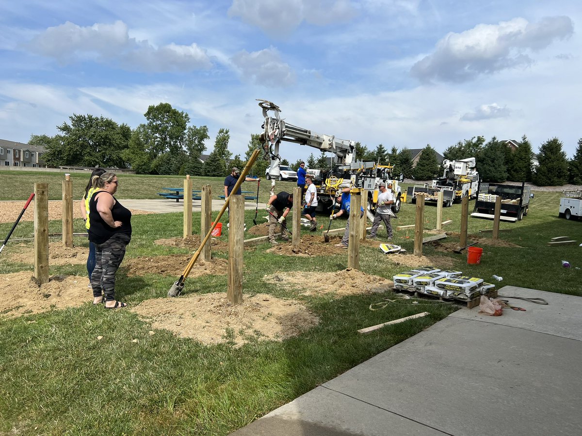 Breaking ground at Orchard Hills! Bring on the Hammock Garden! <a href="/NCSD/">Novi Community School District</a> <a href="/NoviOrchardHill/">Orchard Hills Elem.</a> <a href="/NoviEdFound/">Novi Educational Foundation</a> <a href="/DTE_Energy/">DTE_Energy</a>