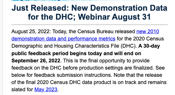 David Van Riper (@dcvanriper) on Twitter photo I guess I know what I'm doing this for the next few days! Stay tuned for a new data drop to help you compare the new demo data with 2010 SF1. <a href="/nhgis/">IPUMS NHGIS</a> I guess I know what I'm doing this for the next few days! Stay tuned for a new data drop to help you compare the new demo data with 2010 SF1. <a href="/nhgis/">IPUMS NHGIS</a>