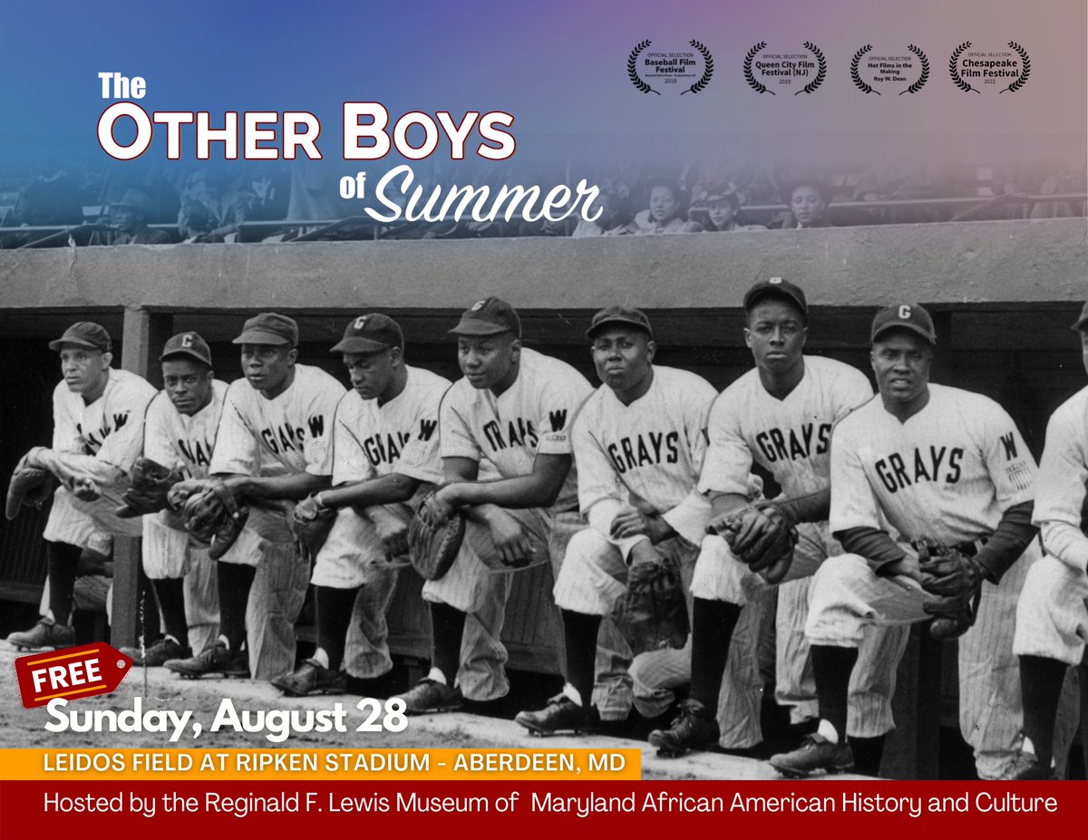 NegroLeagueFilm's tweet photo. Sunday in Maryland. Free program. Negro Leaguers Pedro Sierra and Sam Allen and others scheduled to join us for panel discussion and autographs. #TOBOS #Legacy #community
https://t.co/UbkcDR3HmE https://t.co/VbDewmvw1b