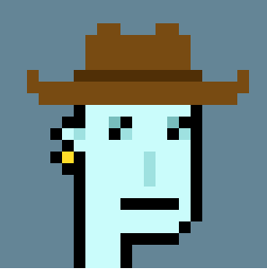 pete____d's tweet photo. Q: My biggest "GRAIL" NFT?

A: Not an easy question but Alien Cowboy Cryptopunk? He’s pretty much perfect imo! 

This space is not only the Wild West (thus Cowboy Hat), but it's DEFINITELY for outsiders (Aliens), and this JPEG really embodies that. 

8/🧵 https://t.co/eh34zzvwXY