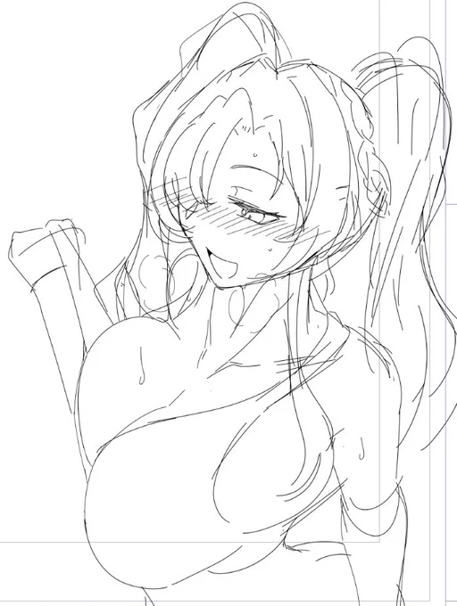まだネームとはいえ俯瞰の構図がささっと描けたの成長を感じるぜ…… 