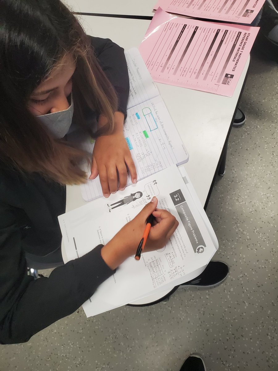 JPacheco2324's tweet photo. Students working on area of composite figures! Adding a little bit of color to our work! The students were happy to not only be using a pencil!!! #MathProblems #GCode #MiddleMathMatters #MathRox @JBrown_MathTalk @pdevans01 @TRod_Math13 @lmamerson @AngelaBurnham8 @GarciaMS_AISD https://t.co/M9qbHHsAas
