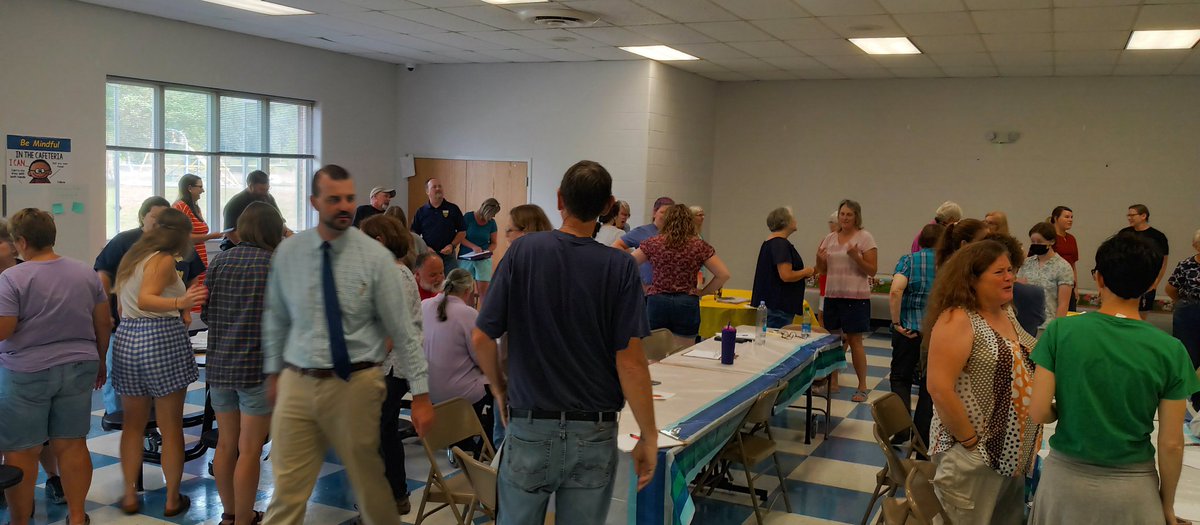 nmcabral's tweet photo. Teachers, assistants, and other staff members are getting together today to discuss our plans for the school year. #hcps_rams https://t.co/xqmFgw114b