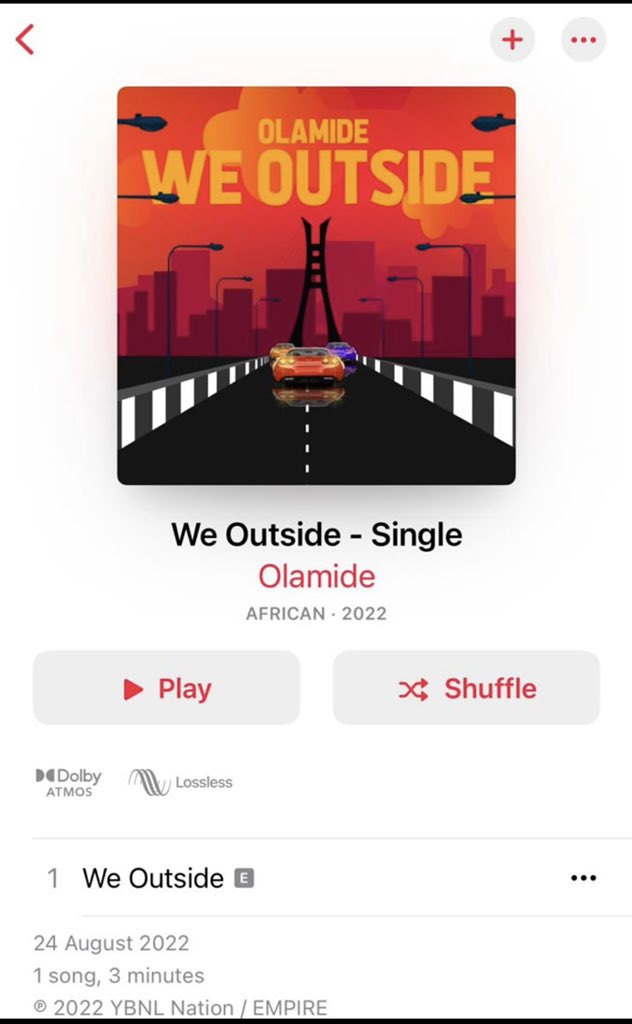 Music Olamide We Outside