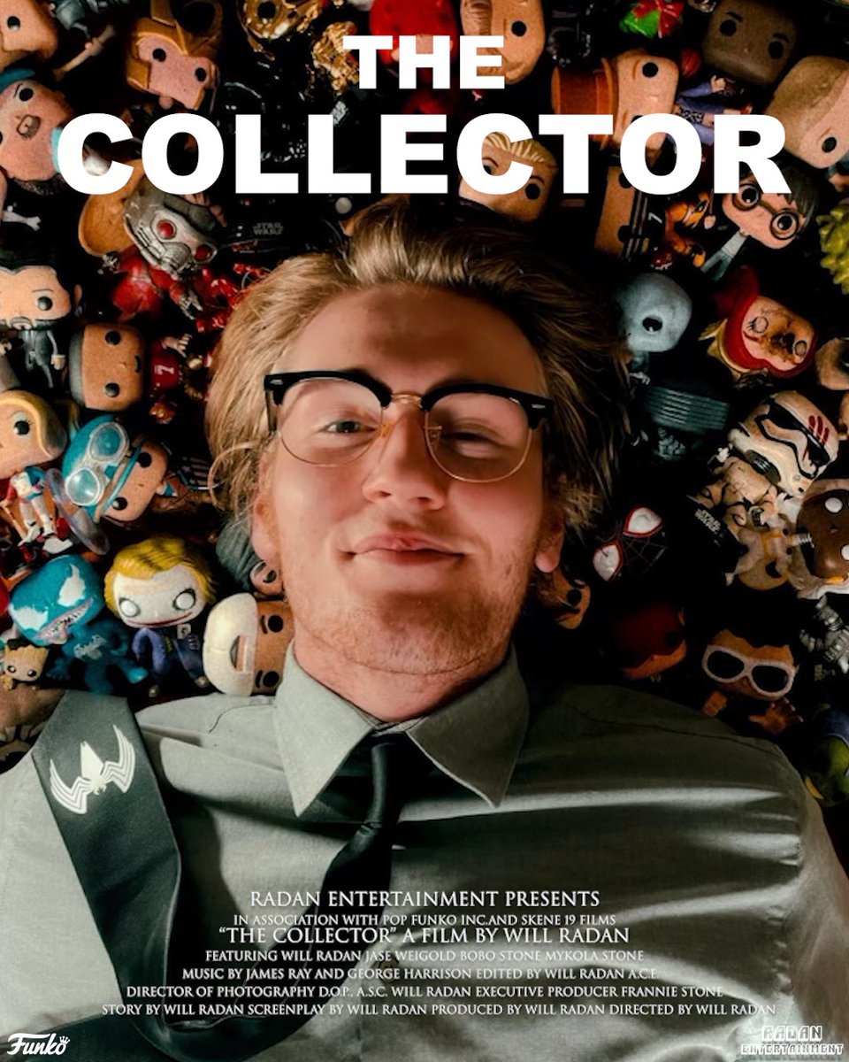 Poster for my first short film,
“THE COLLECTOR” 👓