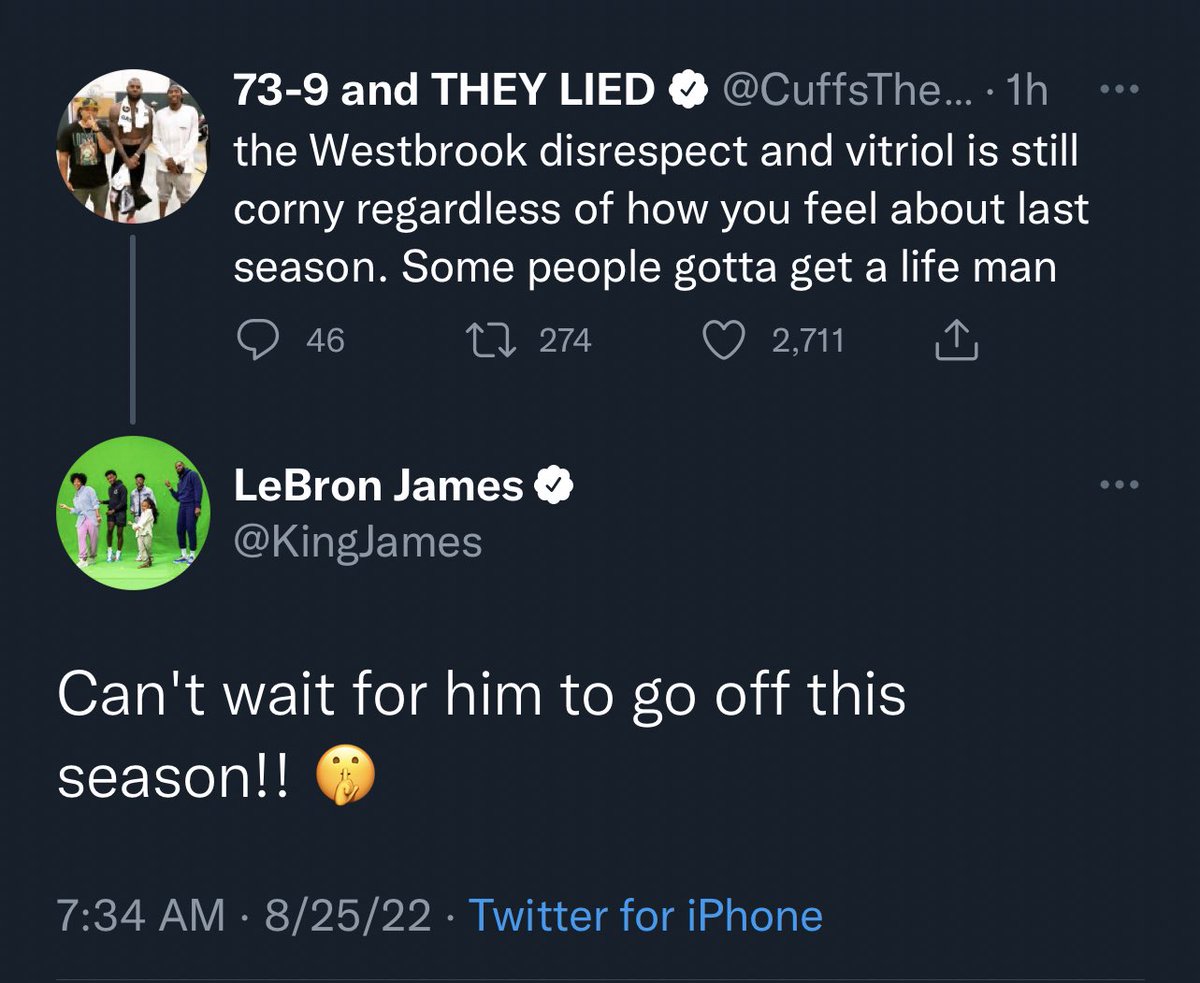 TheHoopCentral's tweet photo. LeBron on Russ. 🔥✊ https://t.co/6Ic6DSxsZb