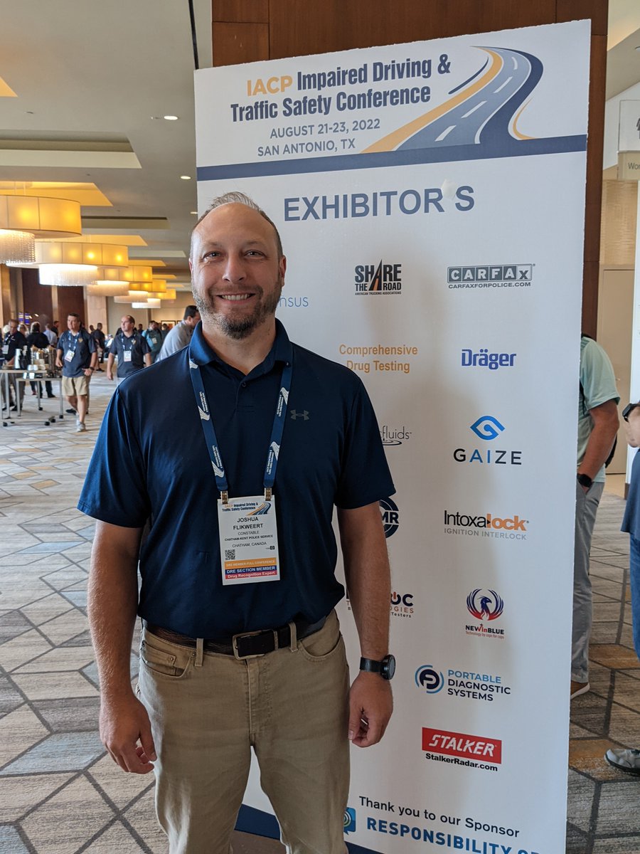 CKPS is committed to enhancing officers' knowledge of impaired driving by ­providing educational opportunities such as the IACP International Impaired Driving and Traffic Safety Conference. Cst. Josh Flikweert attended this conference last week. 
#trafficsafety #MADD
