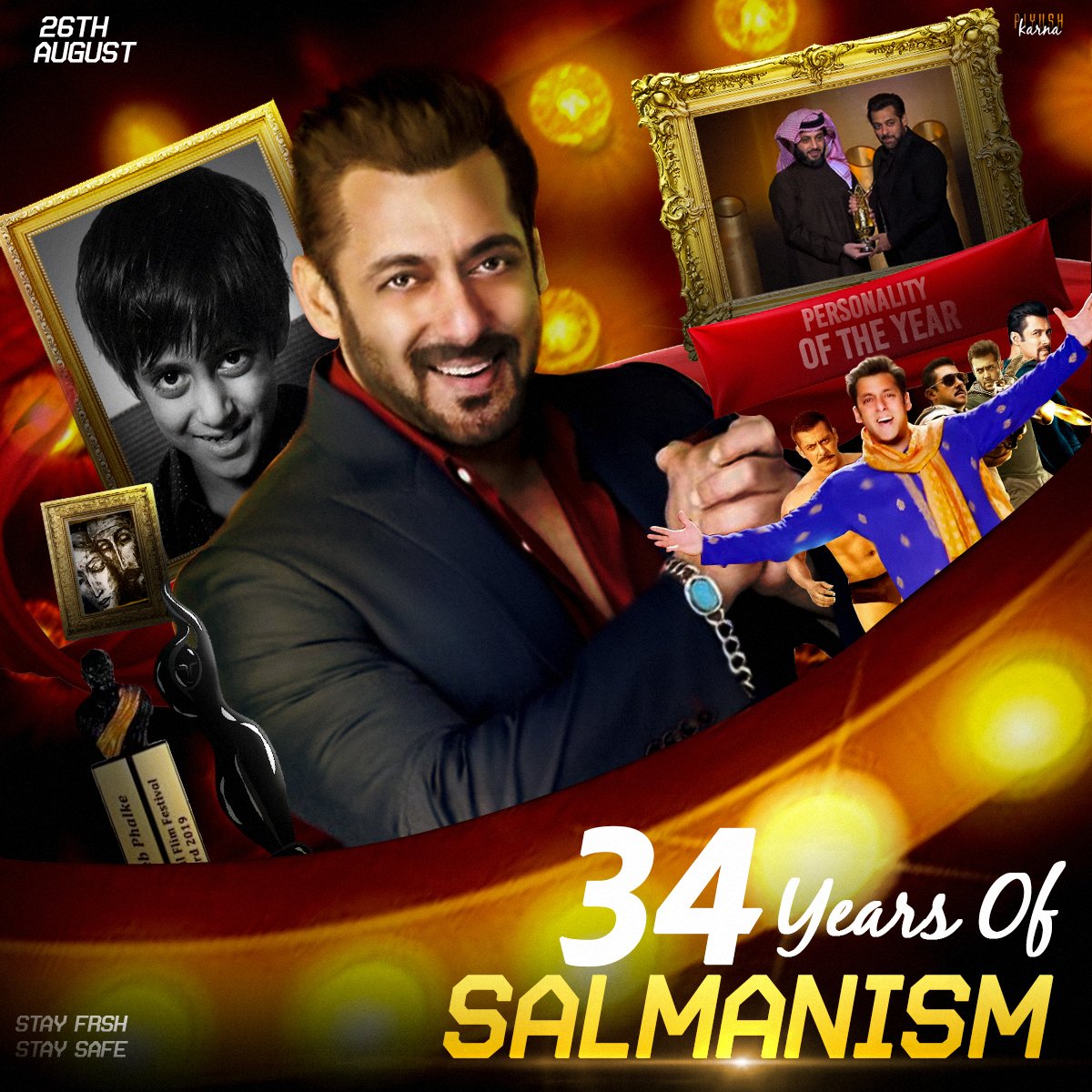 Razaullahshaiq's tweet photo. Thank you #Bhai for entertaining us as Prem, Suraj, Radhe, Tiger, Sultan and Bajrangi Bhaijaan ... #SalmanKhan Biggest mega Star of indian cinema❤️ @BeingSalmanKhan
#34YearsOfSalmanKhanEra https://t.co/ktkoo4LqJV