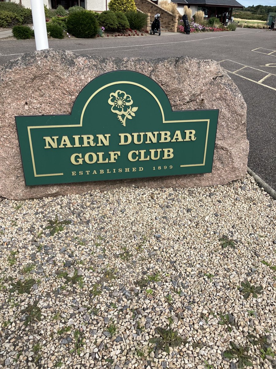 First foray into Seniors golf for me today ⁦<a href="/NairnDunbar/">Nairn Dunbar Golf Club</a>⁩ golf club, bonus playing ok, course in great condition ⁦@CMnairndunbar⁩