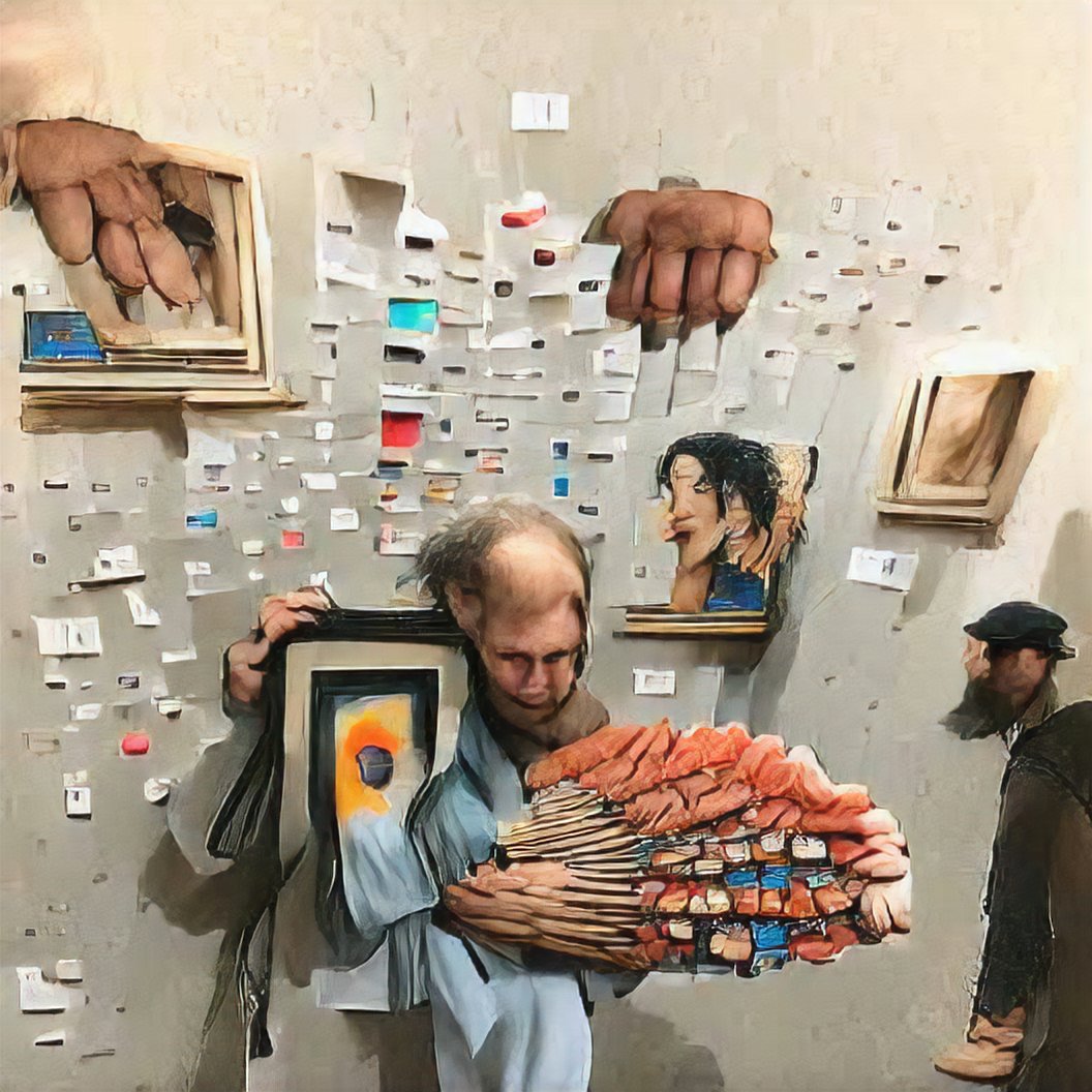 Dubleau's tweet photo. Obsession
~
#obsession #neurotic #collection #ai #aiart #gan #vqgan #imagenet #clip #isr #lofi #machinelearning #poetry #digital #art #digitalart #generativeart #neuralart #dubleau #debesturing https://t.co/SOq7BaAJup