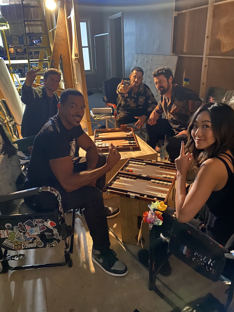 therealKripke's tweet photo. Welcome to the fam, @JDMorgan. We’re all SO PSYCHED to have you!! (This pic is from #Season4, now shooting)

#TheBoys #TheBoysTV @TheBoysTV @PrimeVideo https://t.co/3bl40hlMZ6
